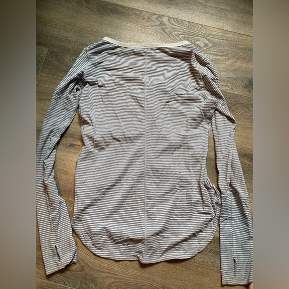 Lululemon Striped Henley long sleeve - Picture 2 of 2